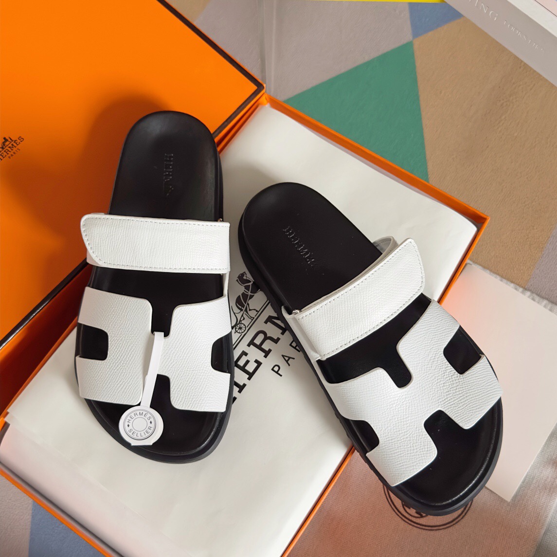 Hermes chypre Slippers Size 36-45