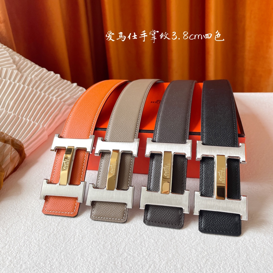 Hermes Men Belt Width 3.8cm