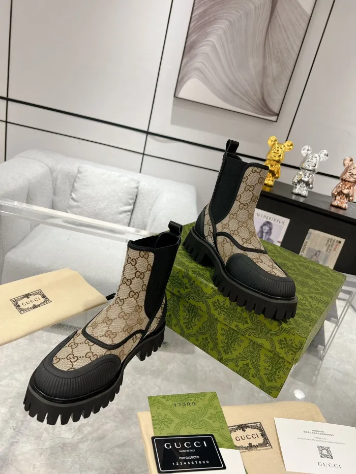 Gucci 23fw New Boots Unisex Size 35-46
