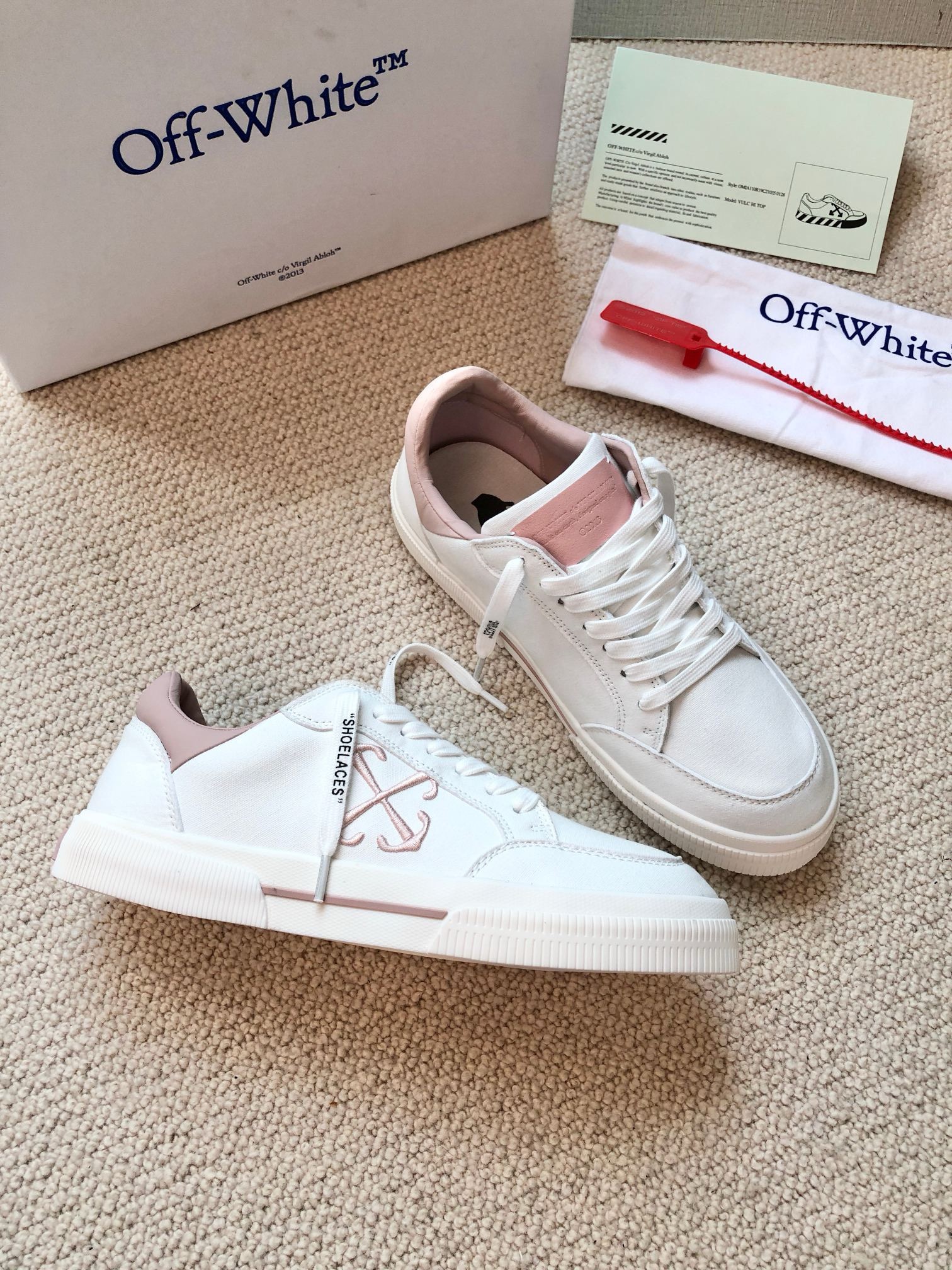OFF White 2024ss New Low Vulcanized Sneaker Size 36-45