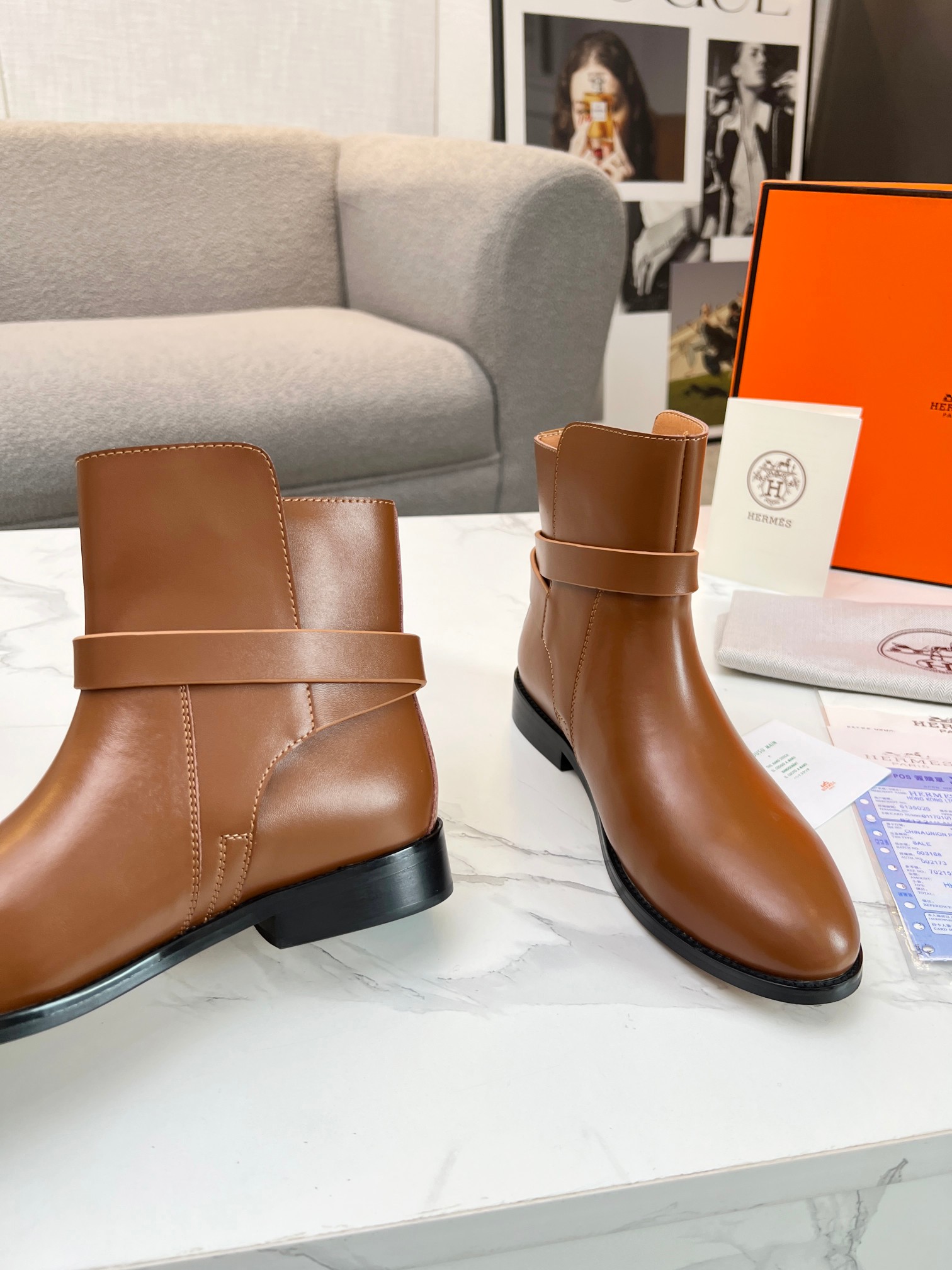 Hermes Women Kelly Boots Size 36-41