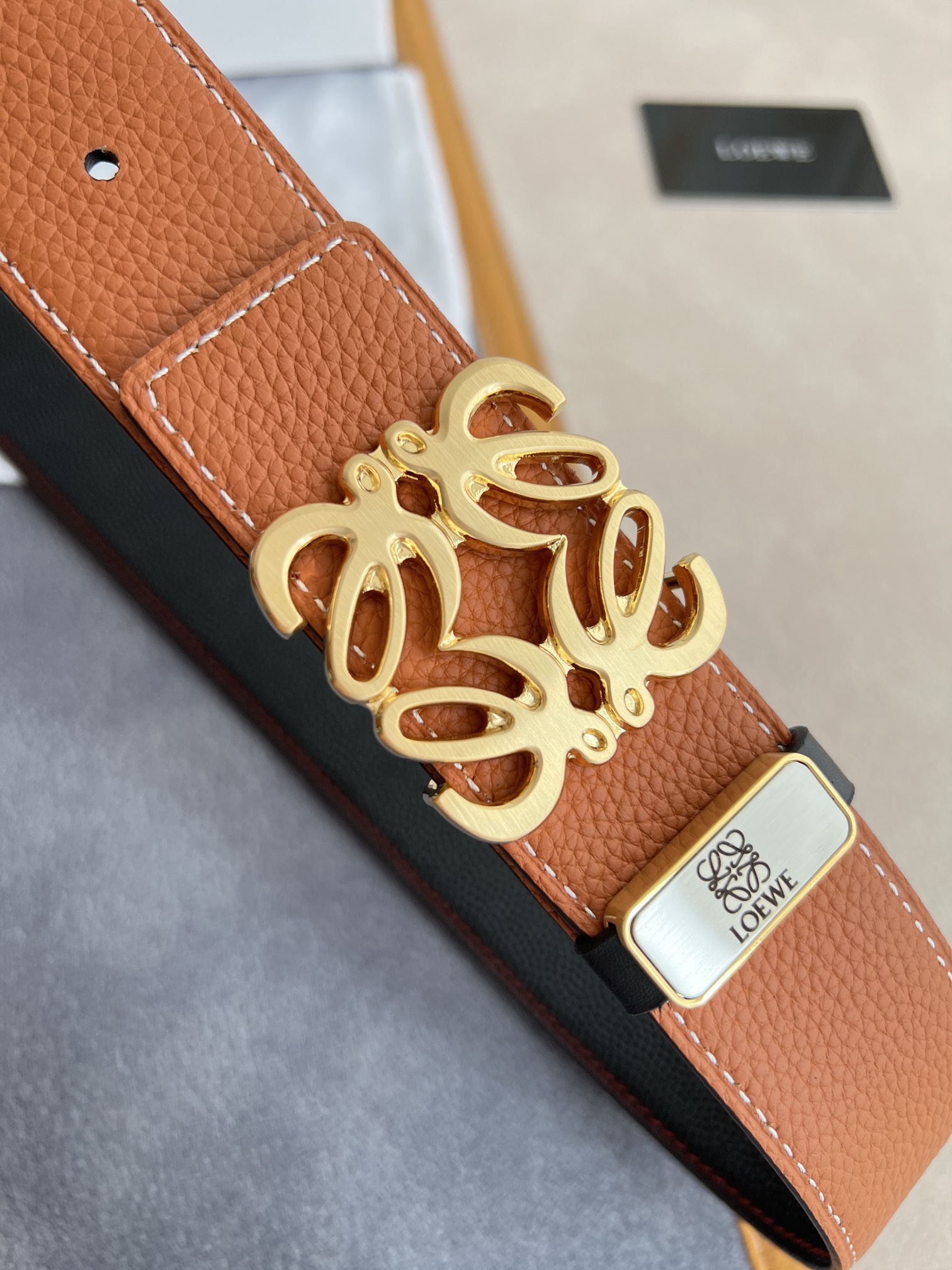 Loewe Men Belt Width 3.8cm