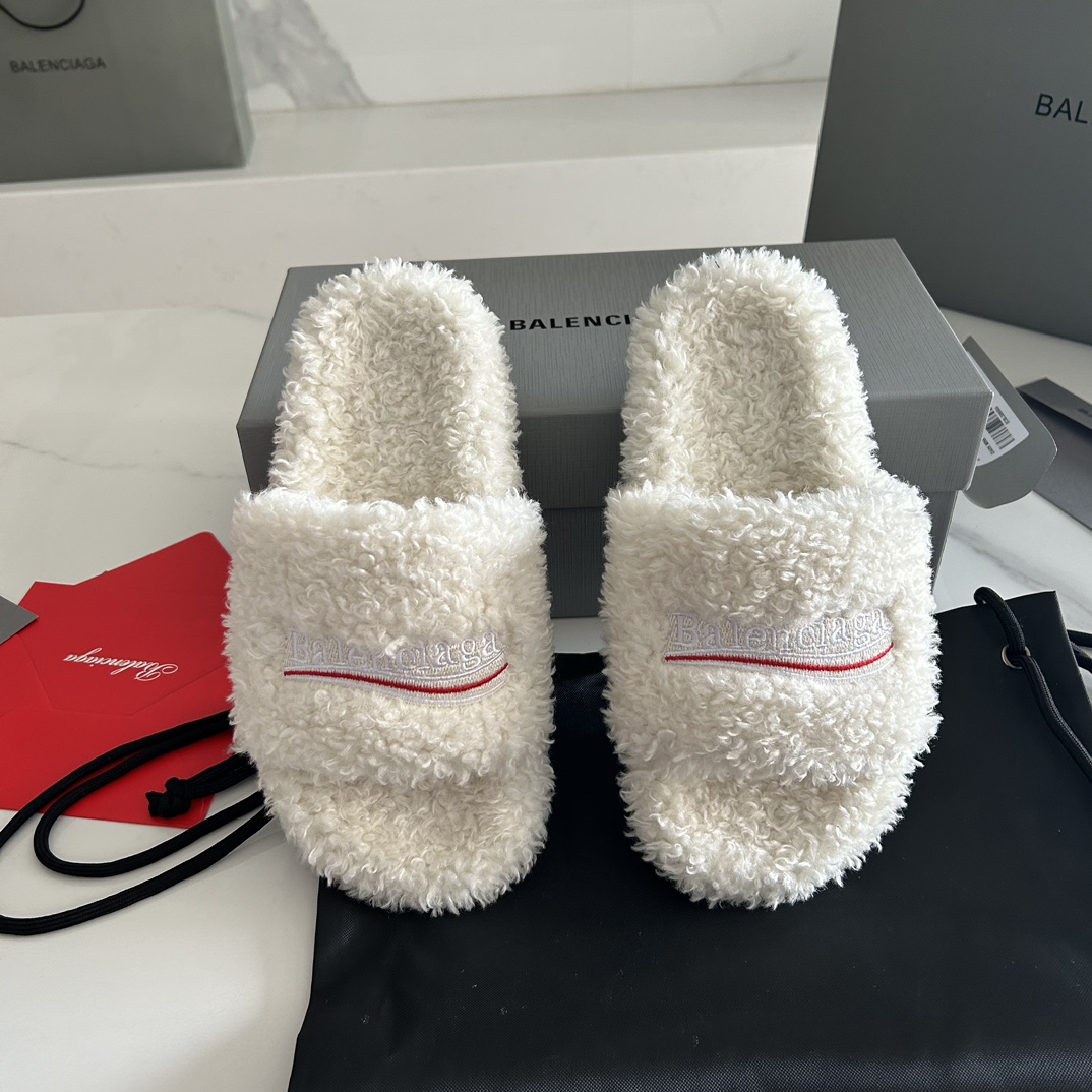 Balenciaga 23FW New Winter Slippers Size 35-41