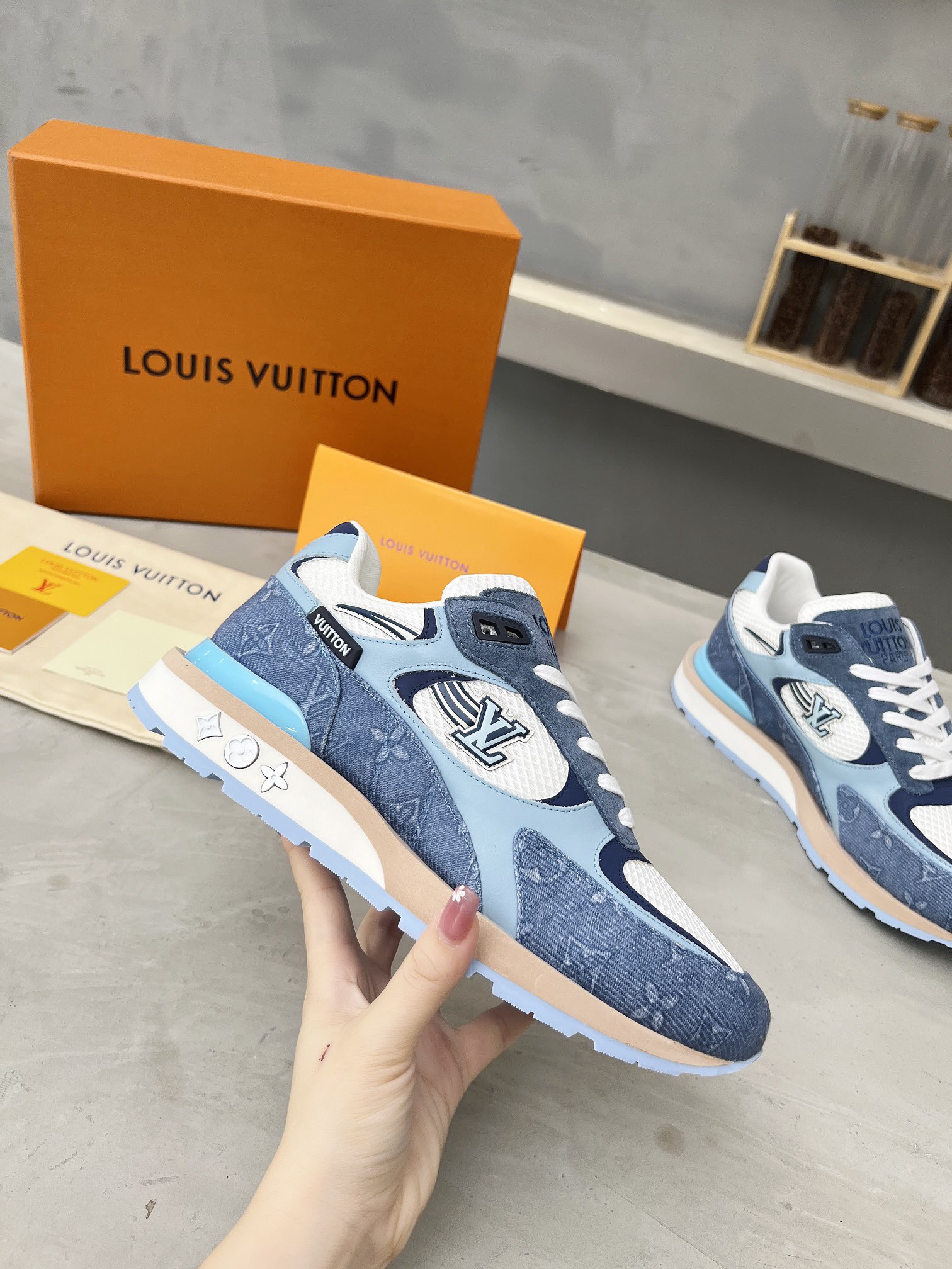 Louis Vuitton Run Away Sneaker Size 40-45