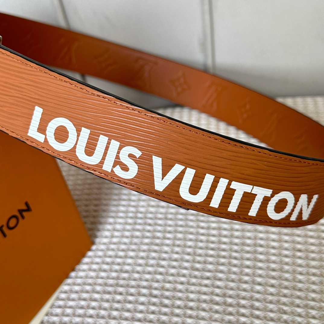 Louis Vuitton Men Belt Width 4cm