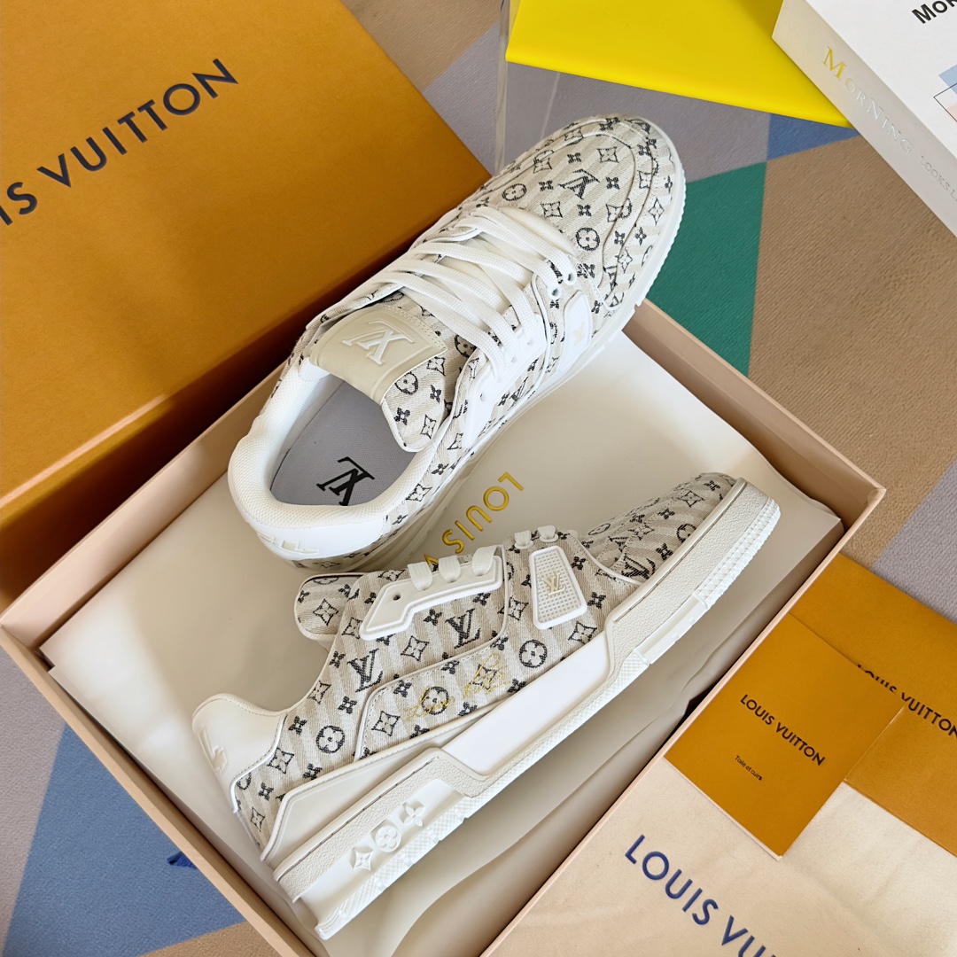 Louis Vuitton 2024New LV Trainer Sneaker Size 36-46