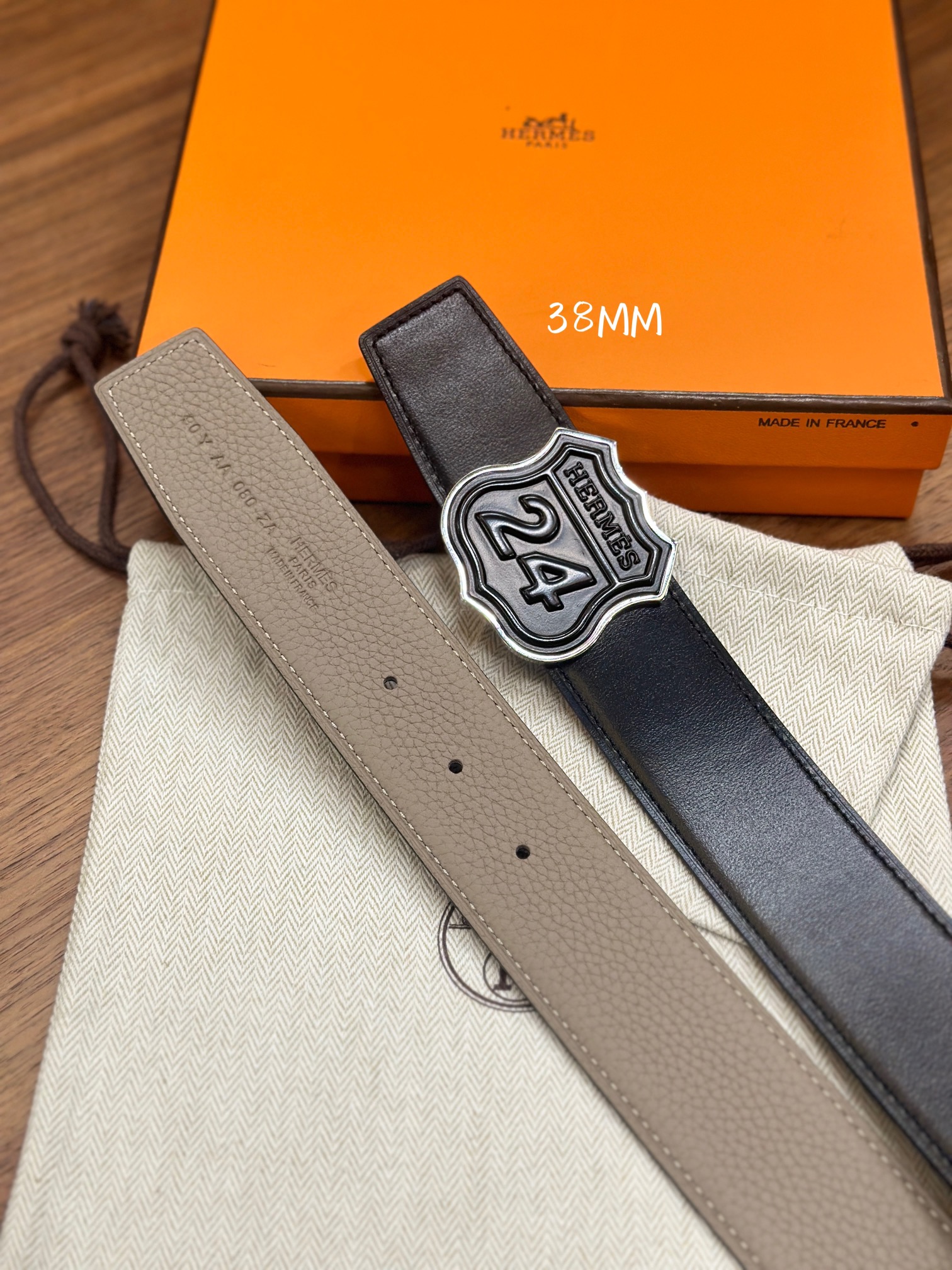 Hermes Men Belt Width 3.8cm