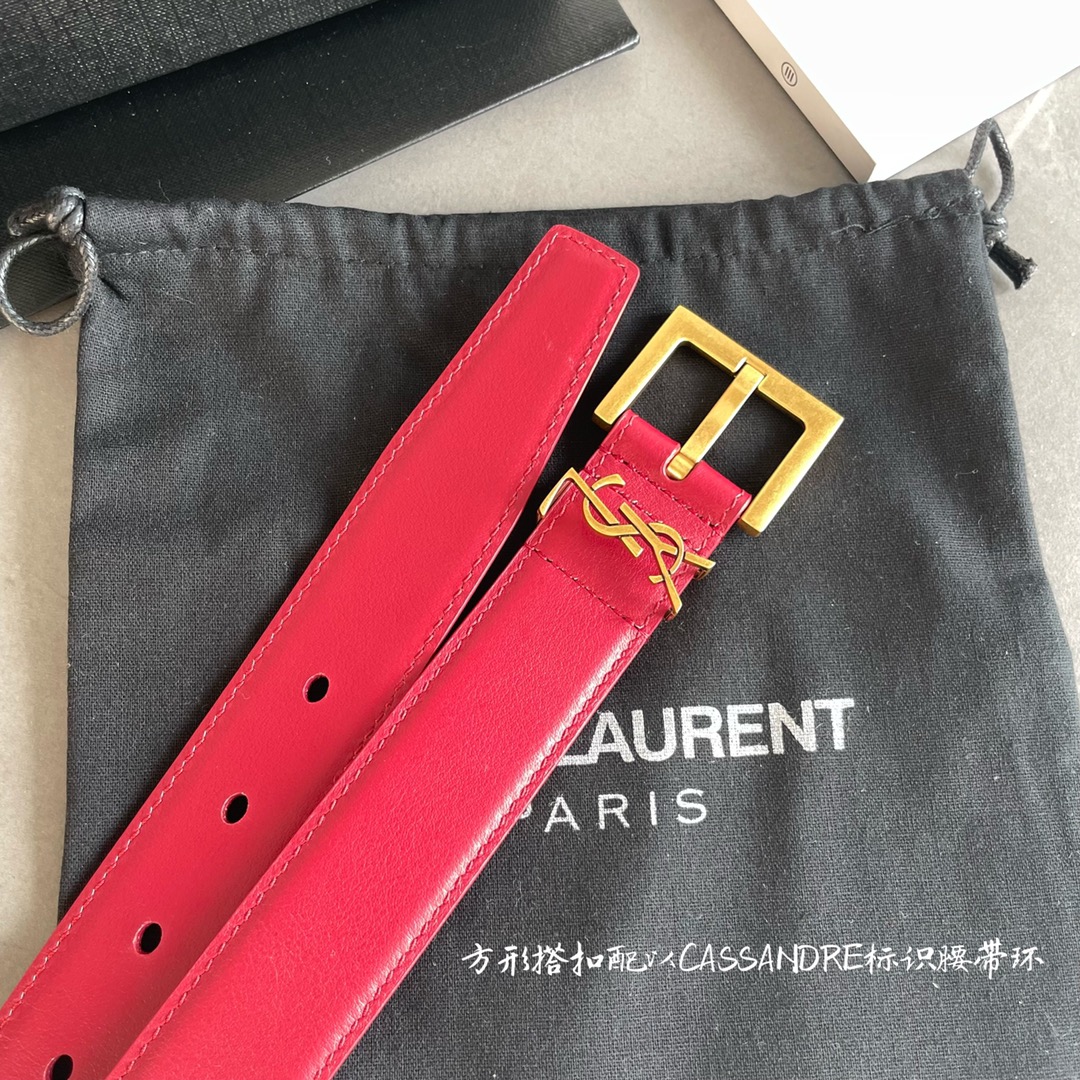 YSL Women Belt Width 3cm