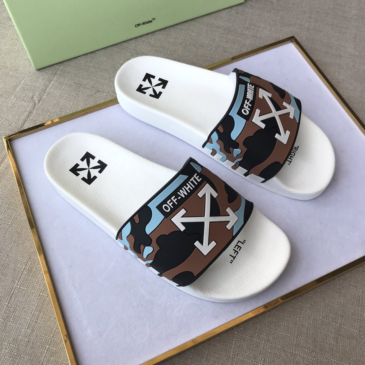 OFF White Mens Women Sandals Gr. 36-46