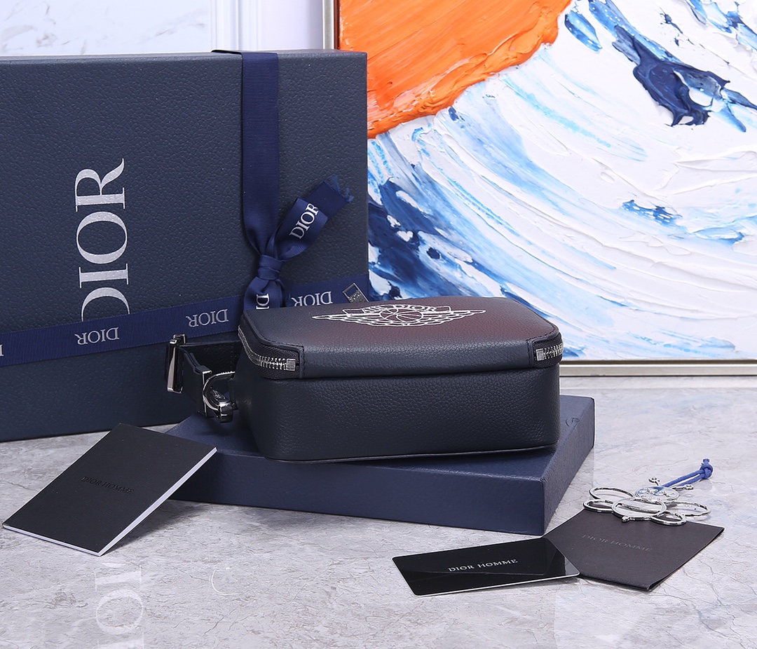 Dior Mens Shoulder Bags 17*12.5*6cm