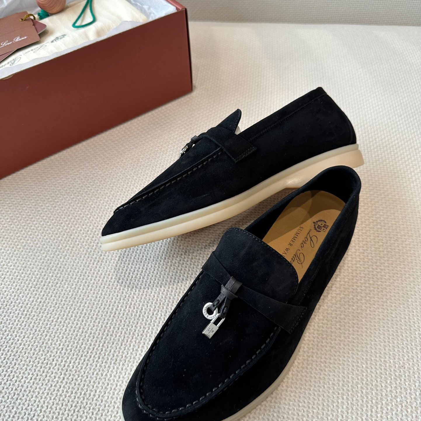 Loro Piana Men Women Loafers Size 36-45