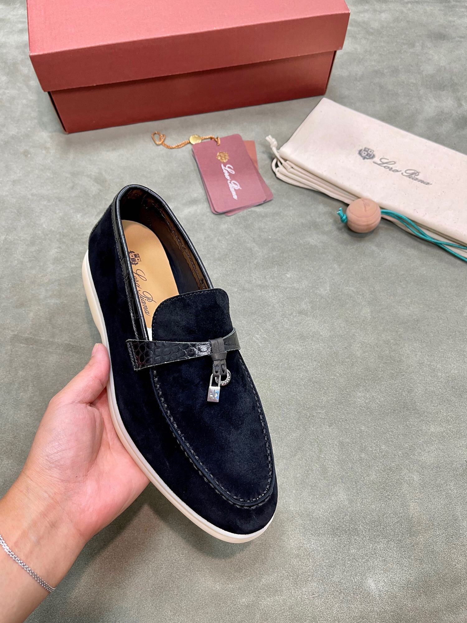 Loro Piana Unisex Loafers Size 36-45