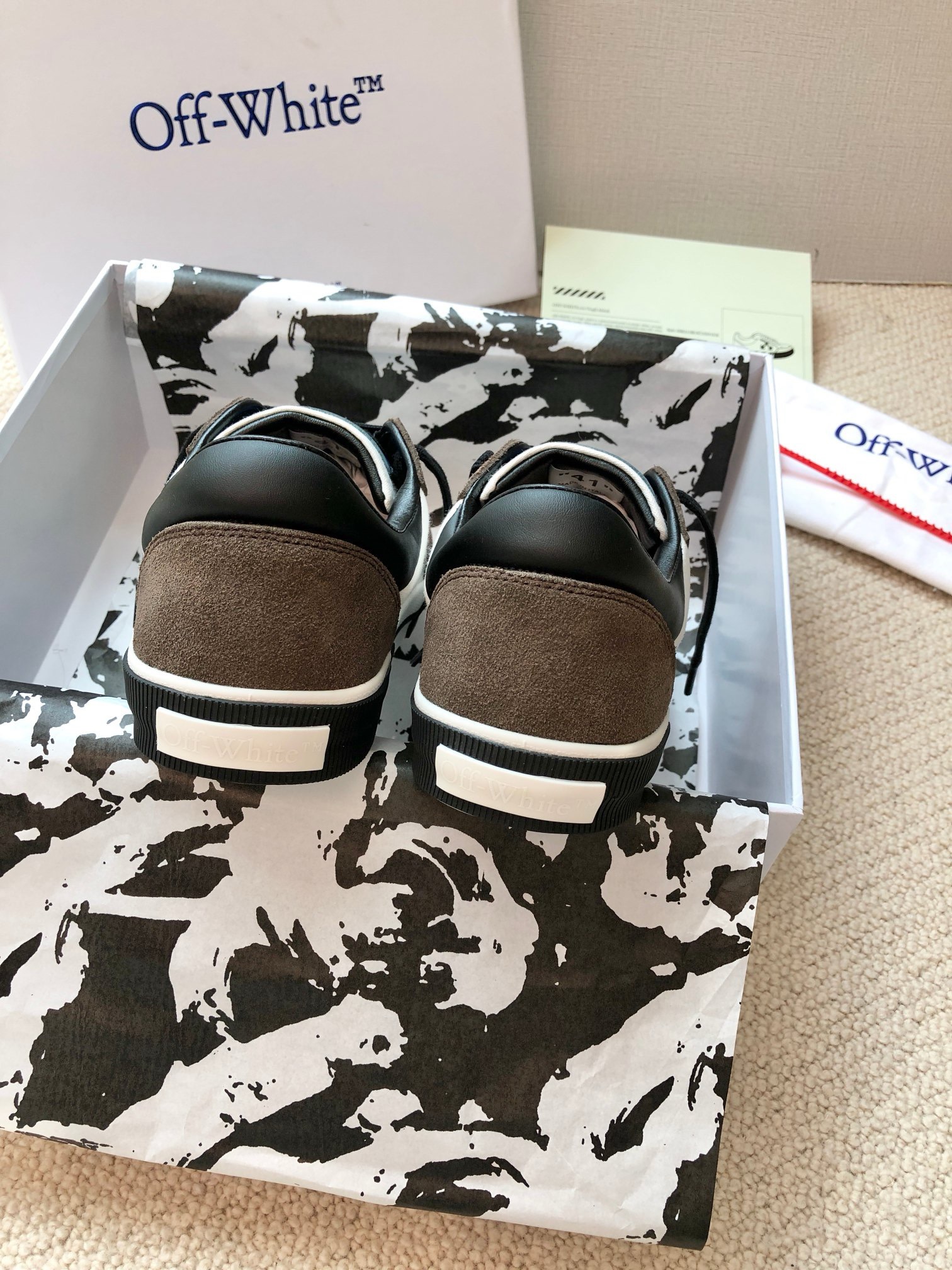 OFF White 2024ss New Low Vulcanized Sneaker Size 36-45