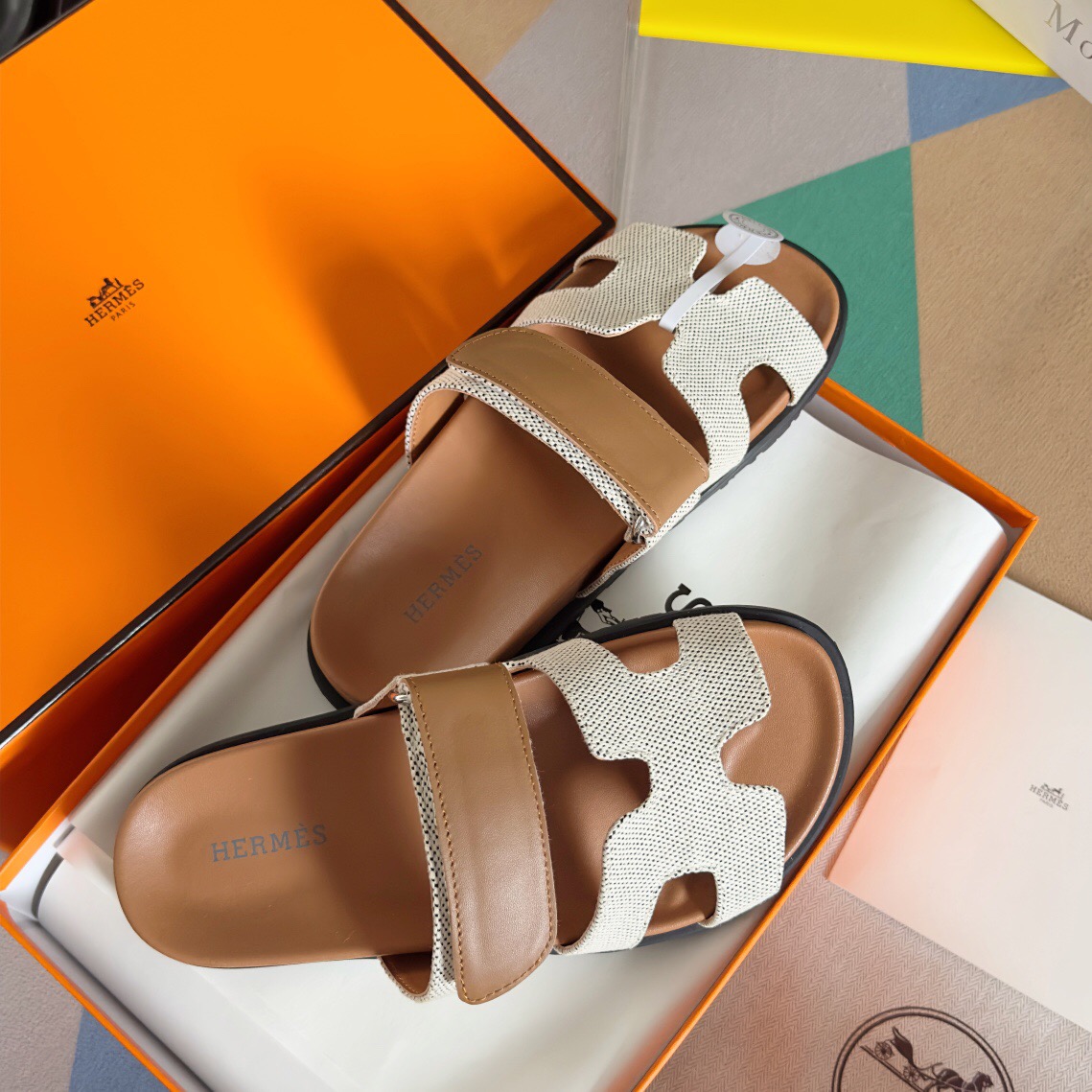 Hermes chypre Slippers Size 36-45