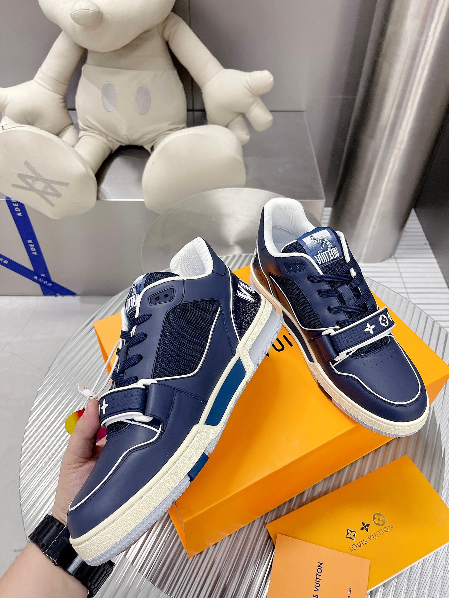 Louis Vuitton LV Trainer Velcro Strap Sneaker Size 36-46