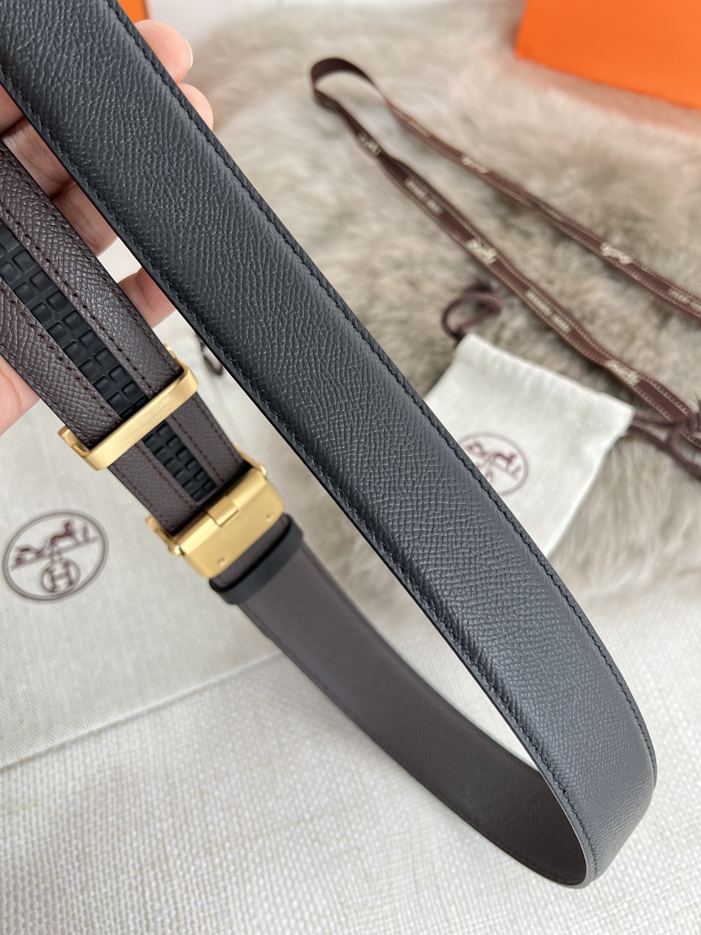 Hermes Men Belt Width 3.5cm