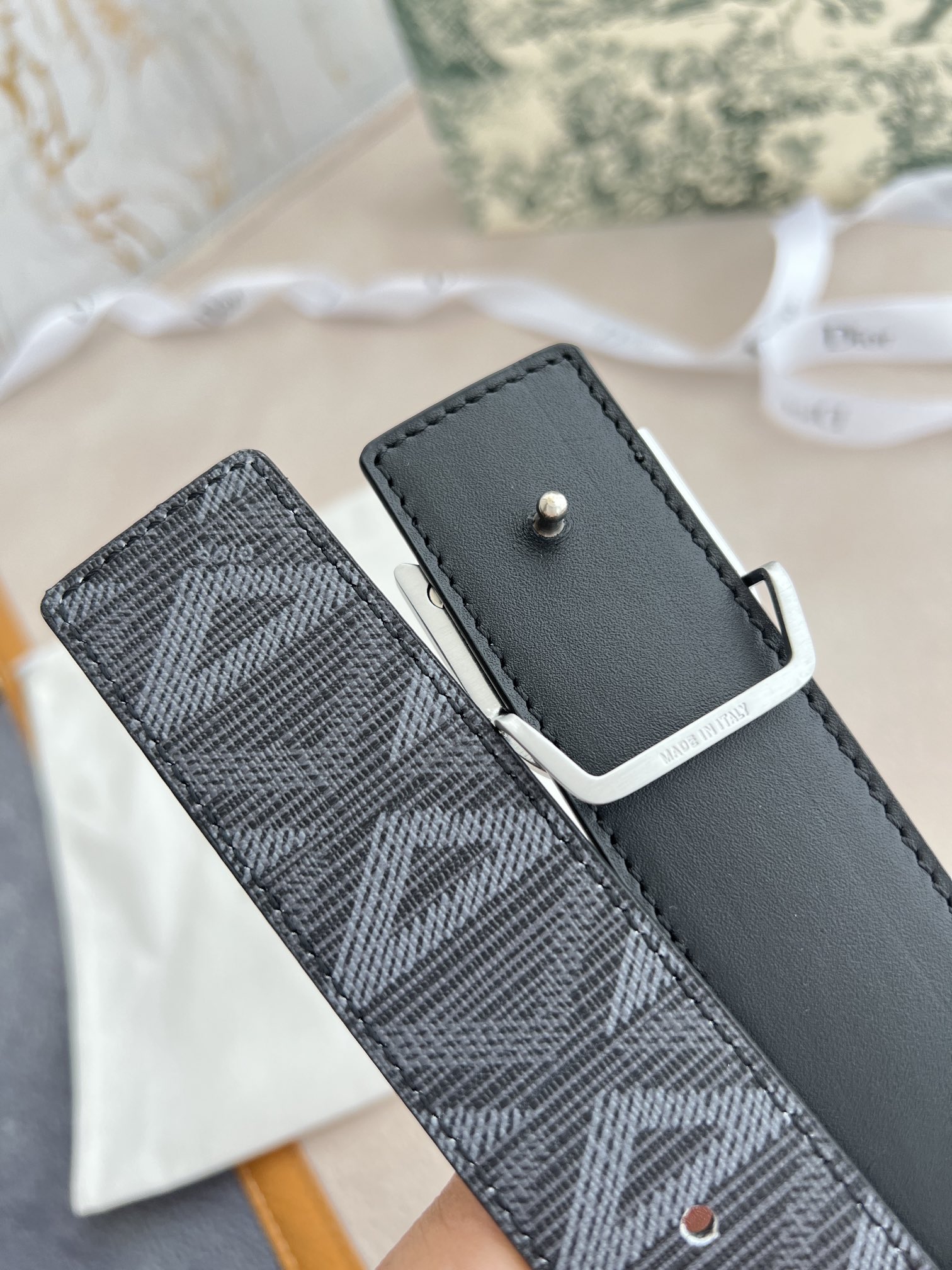 Dior Men Belt Width 3.5cm