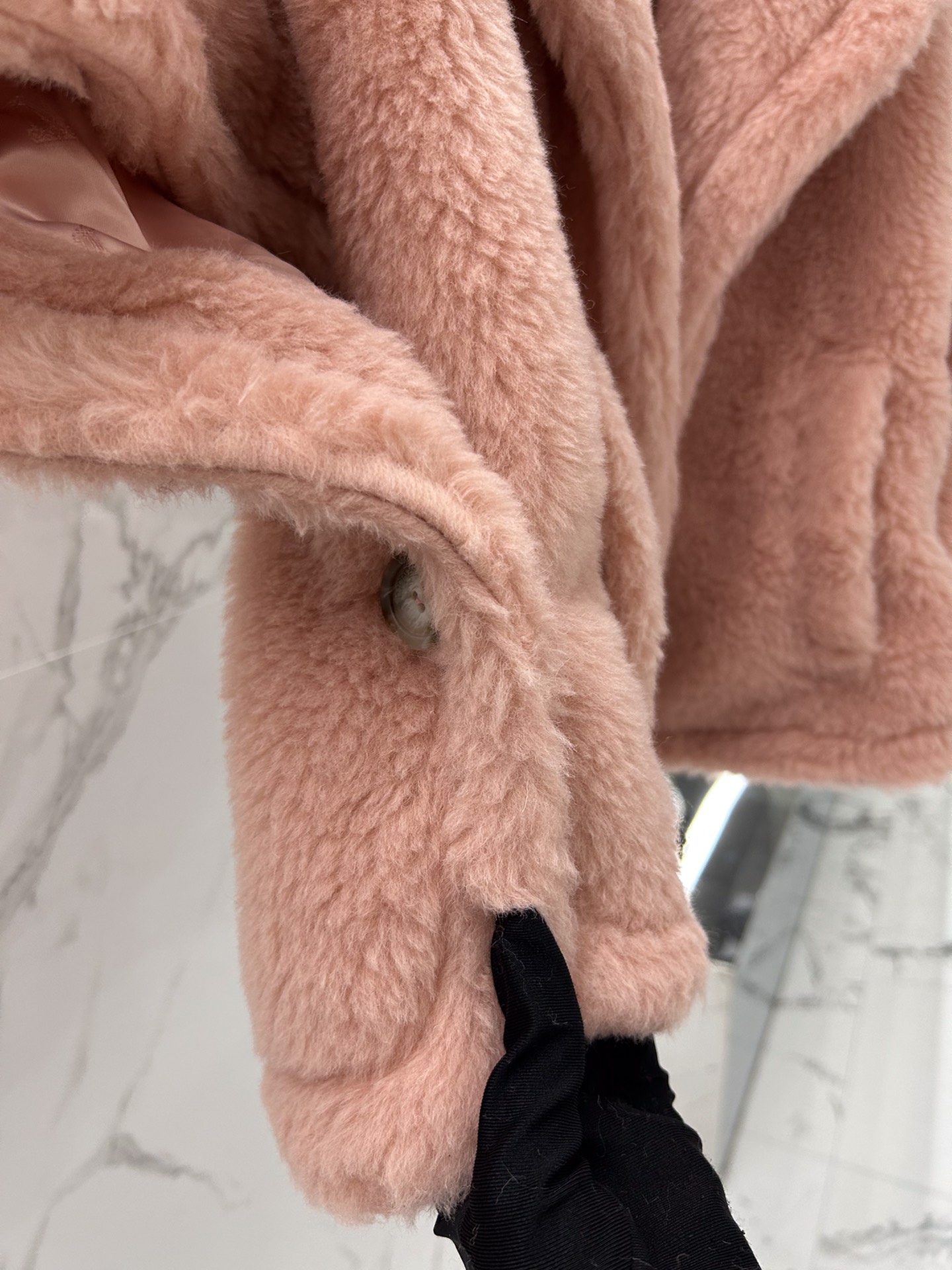 Max Mara Teddy Cape short style one size fits all