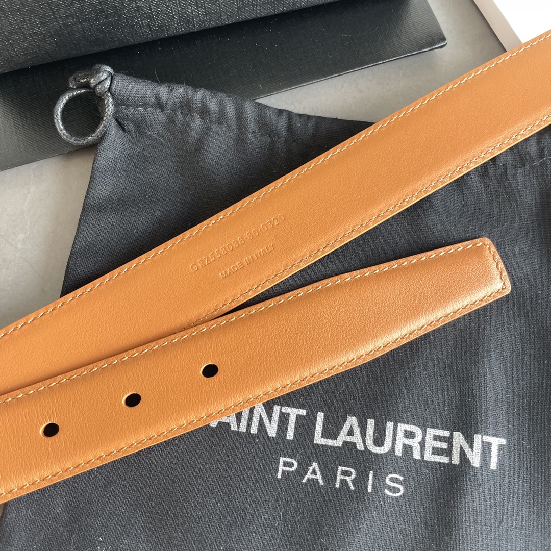 YSL Women Belt Width 3cm