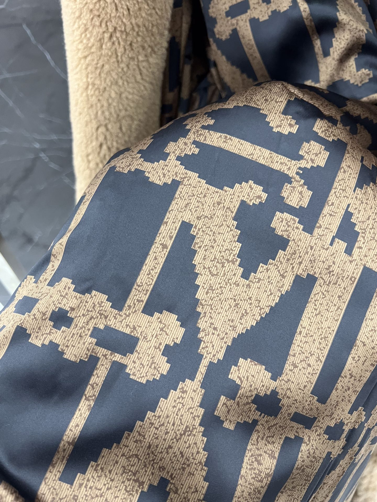 Max Mara Teddy fur long coat Size XS-M