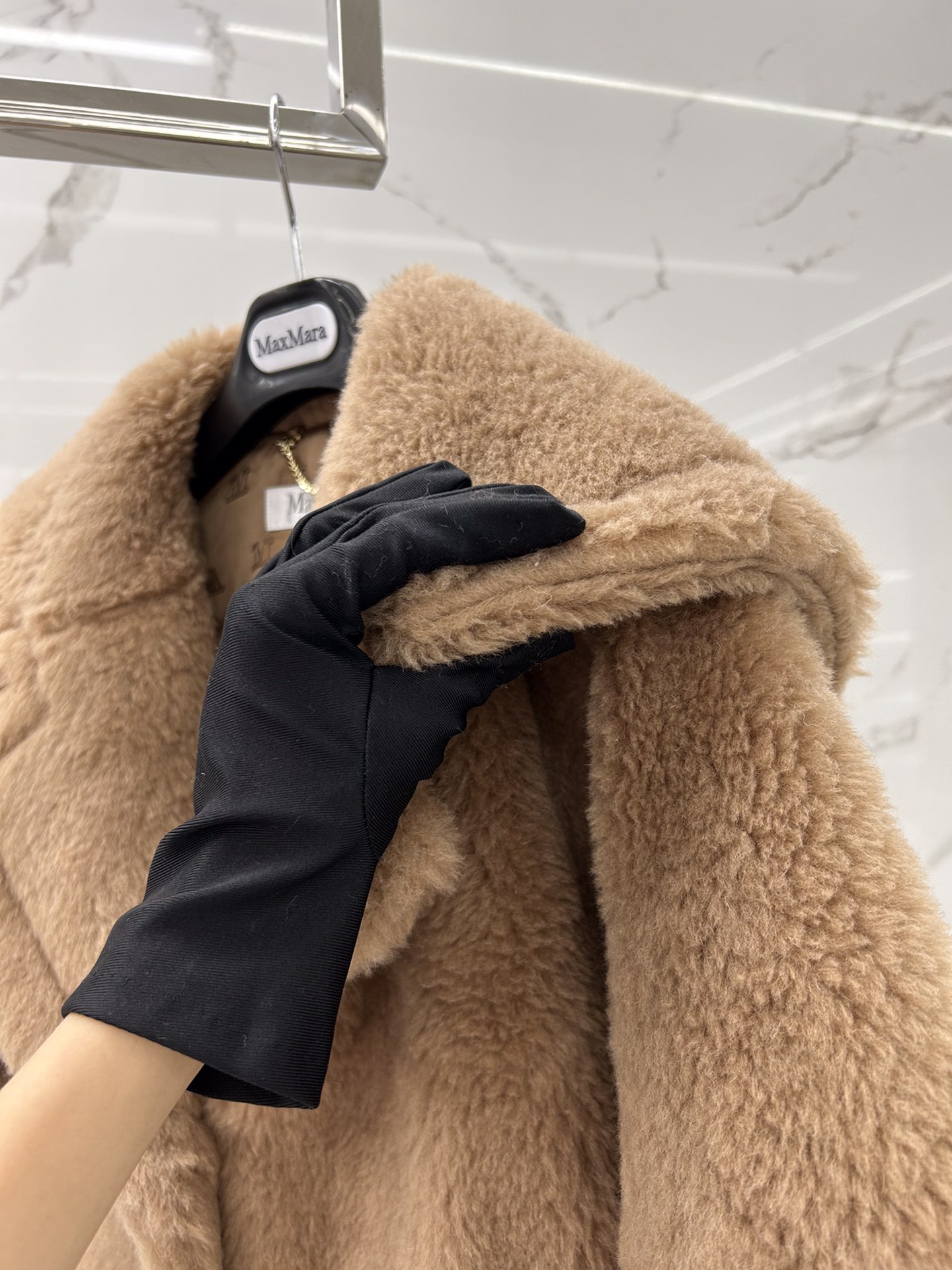 Max Mara Teddy Cape short style one size fits all