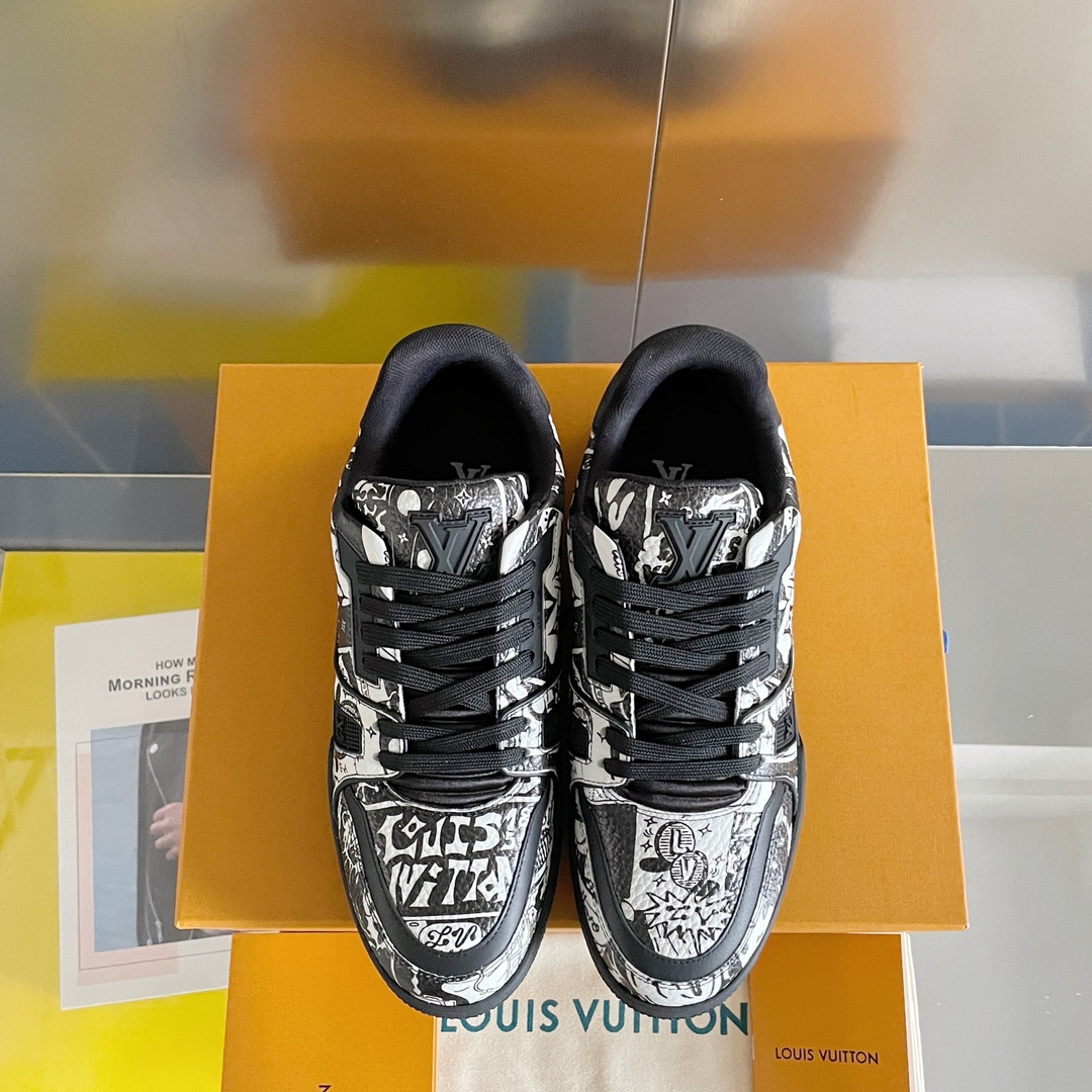 Louis Vuitton 2024New LV Trainer Sneaker Size 36-46