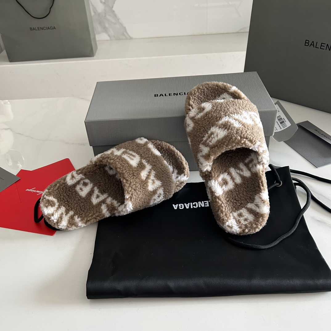 Balenciaga 23FW New Winter Slippers Size 35-41