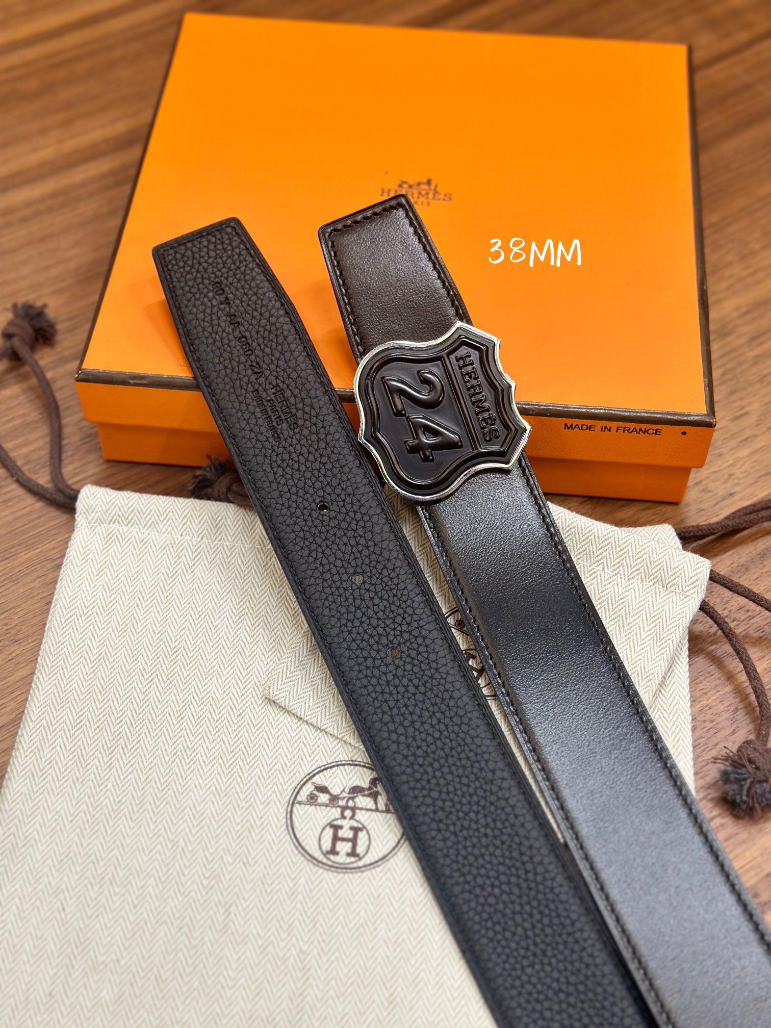 Hermes Men Belt Width 3.8cm