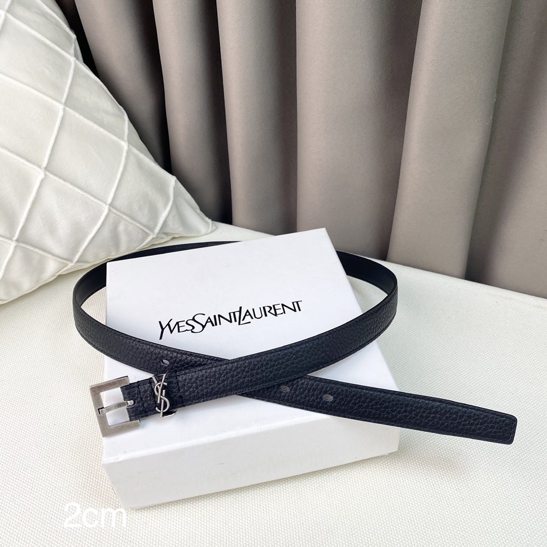 YSL Women Belt Width 2cm