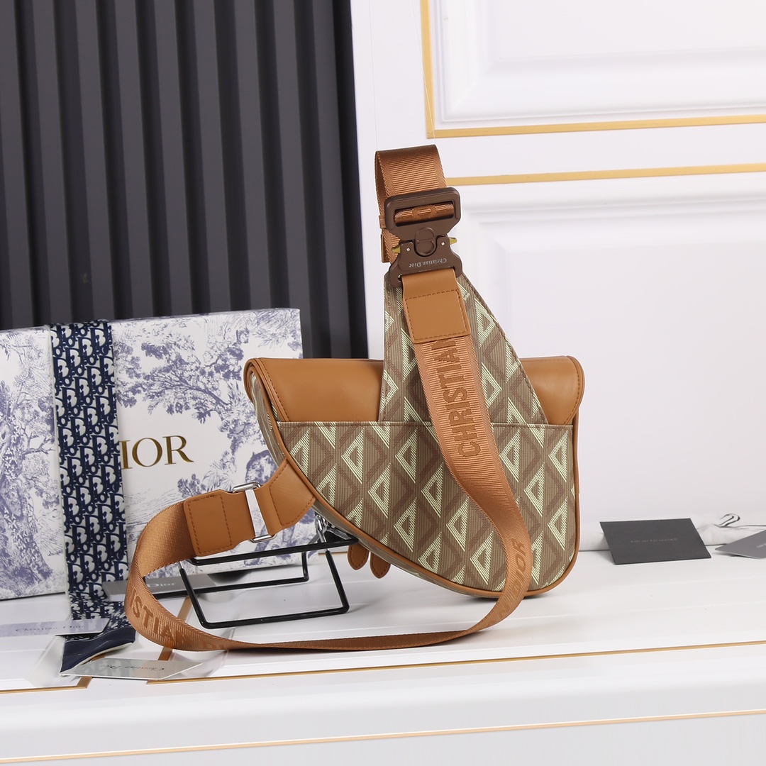 Dior 2022SS Pre-Fall Saddle Men Shoulder Bags 20*28.6*5cm
