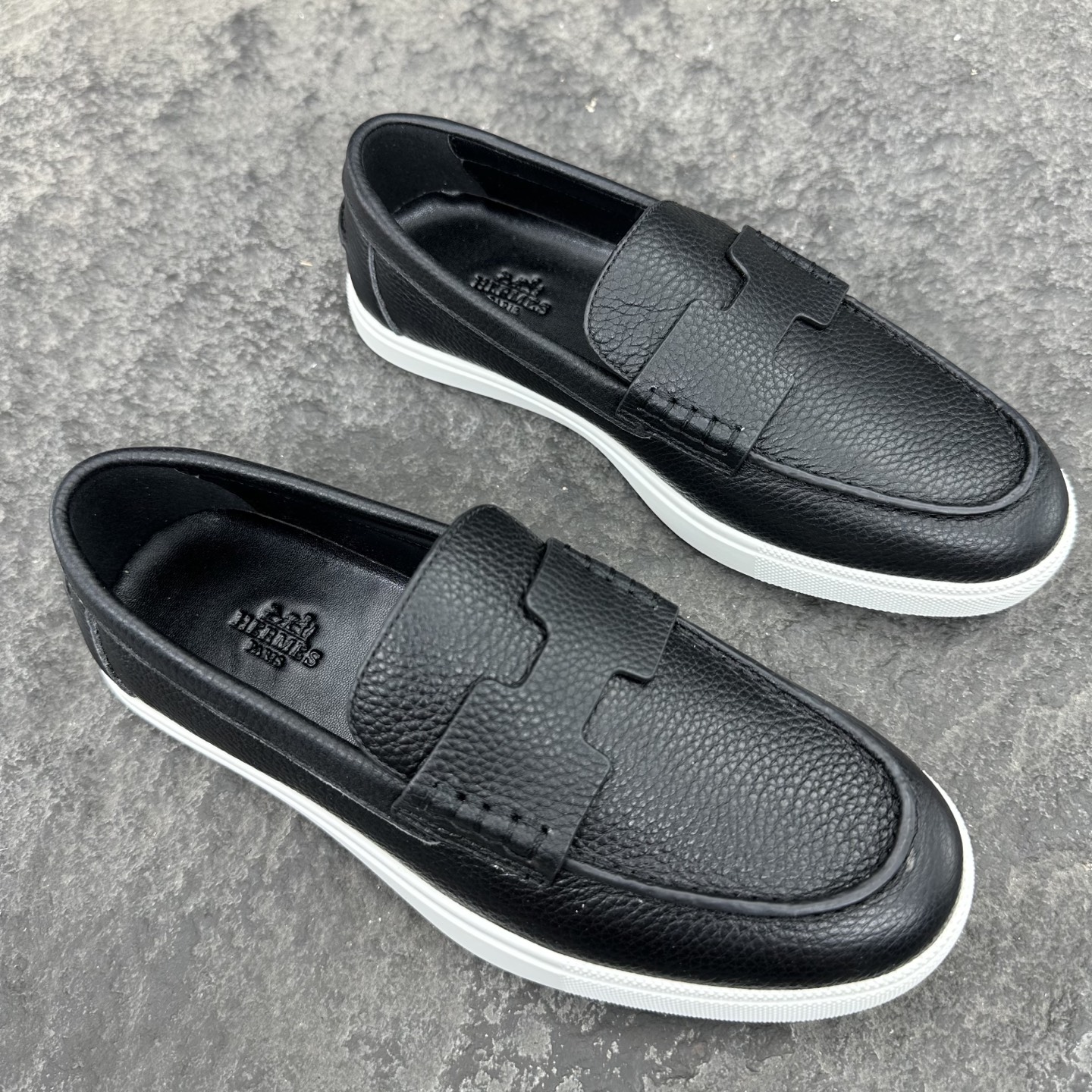 Hermes Job Unisex Loafers Size 35-46