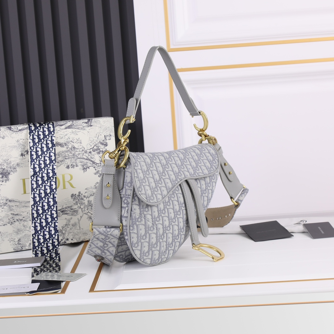 Dior Saddle Bags With Strap for Women Size 25.5*20*6.5cm