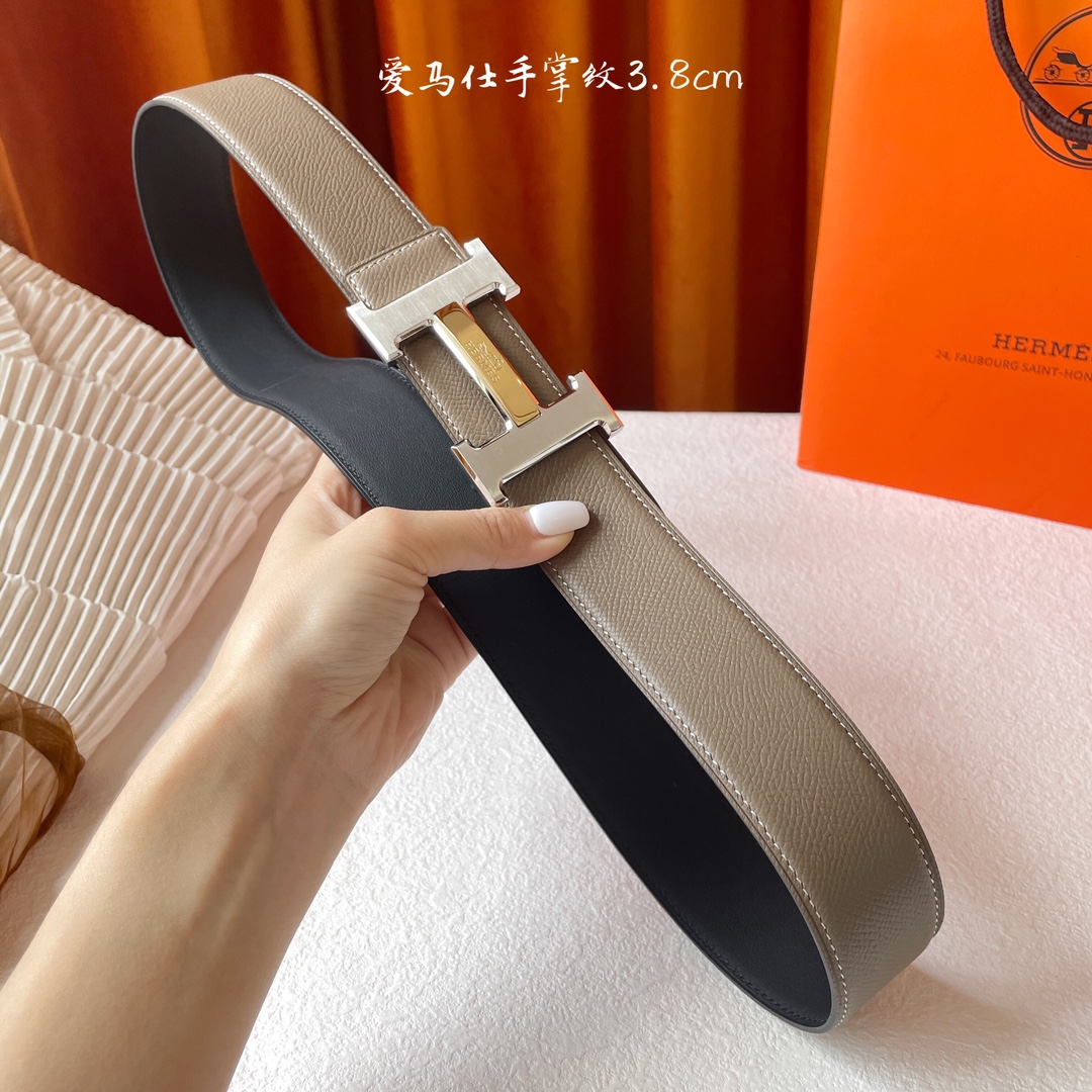 Hermes Men Belt Width 3.8cm