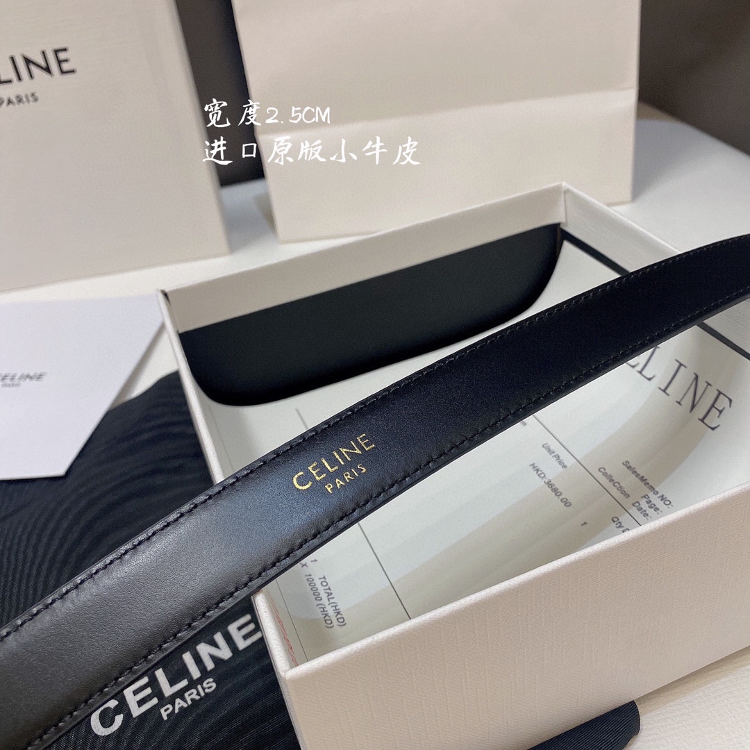 Celine Women Belt Width 2.5cm