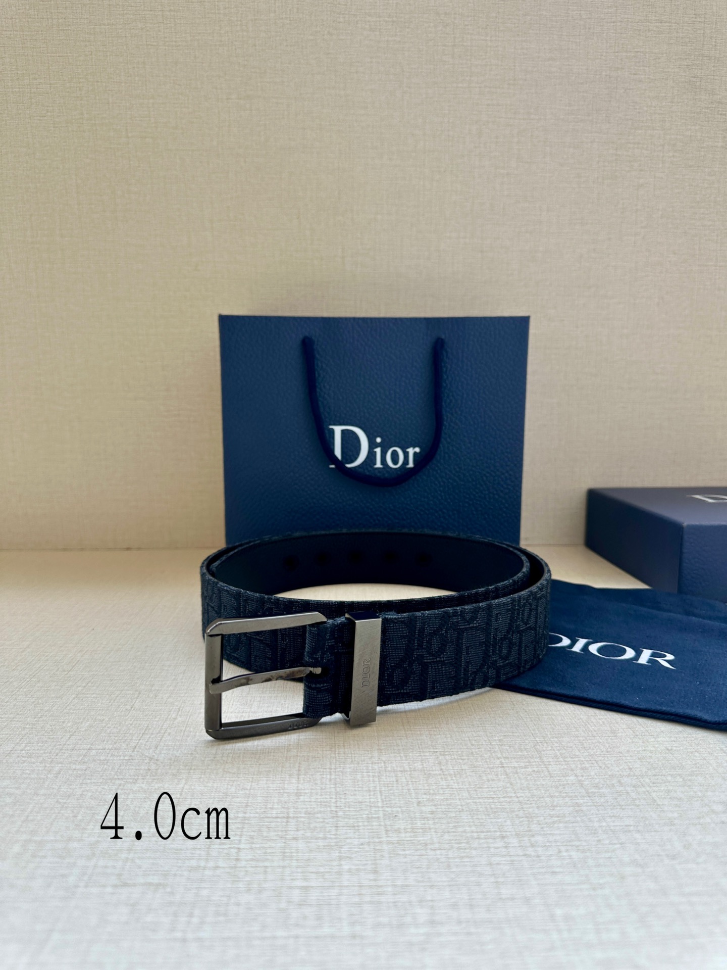 Dior Men Belt Width 4cm