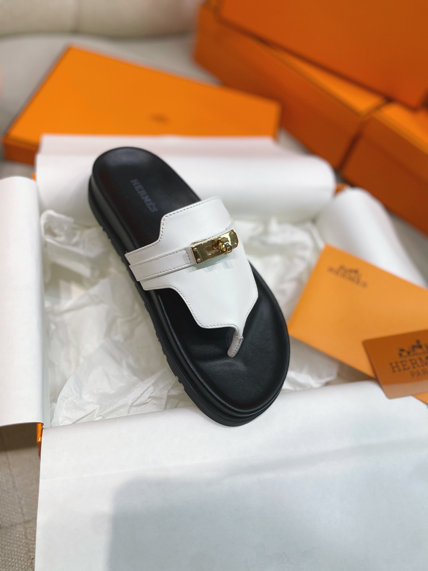 Hermes Kelly Empire Slippers Size 35-40