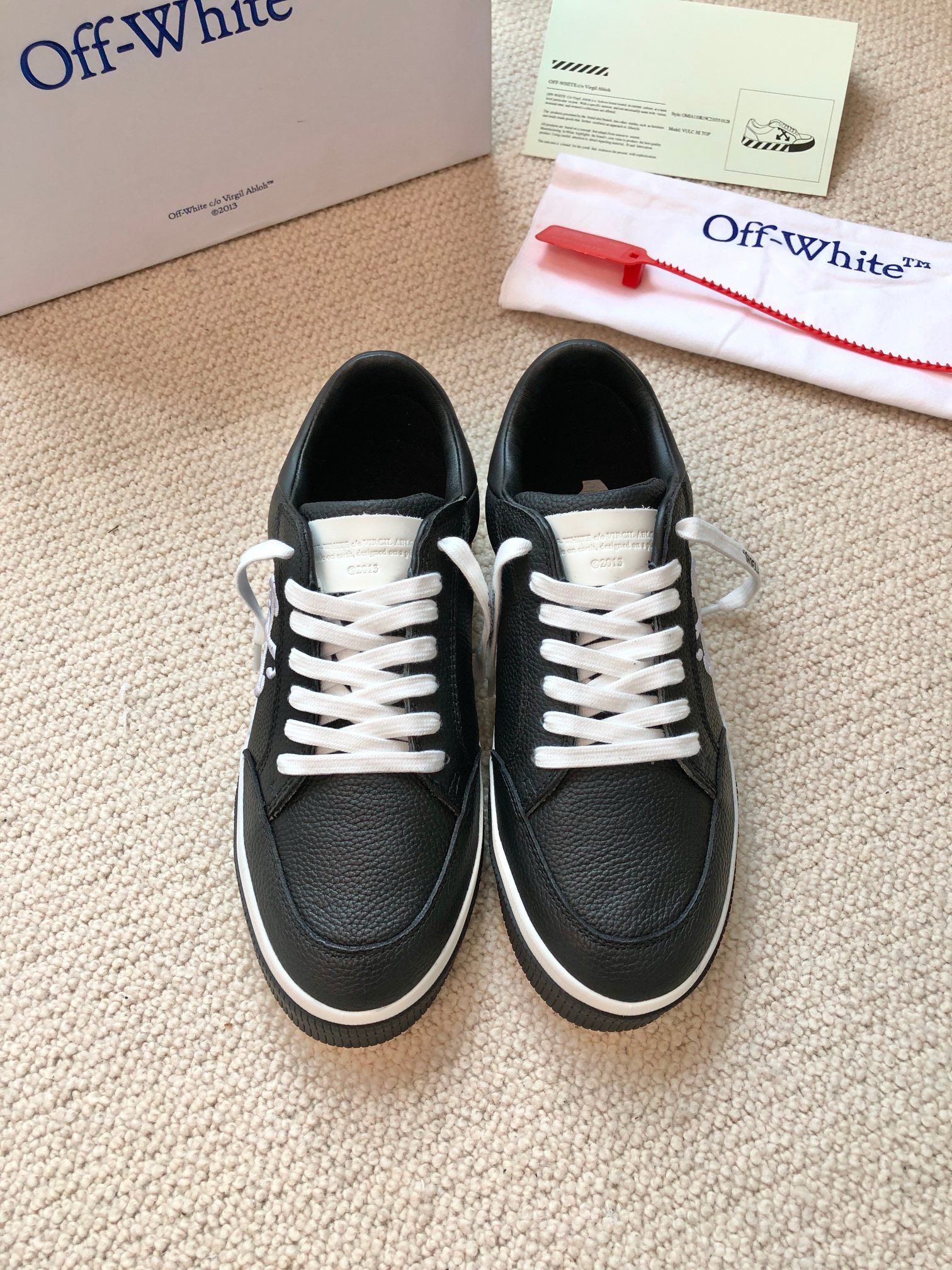 OFF White 2024ss New Low Vulcanized Sneaker Size 36-45