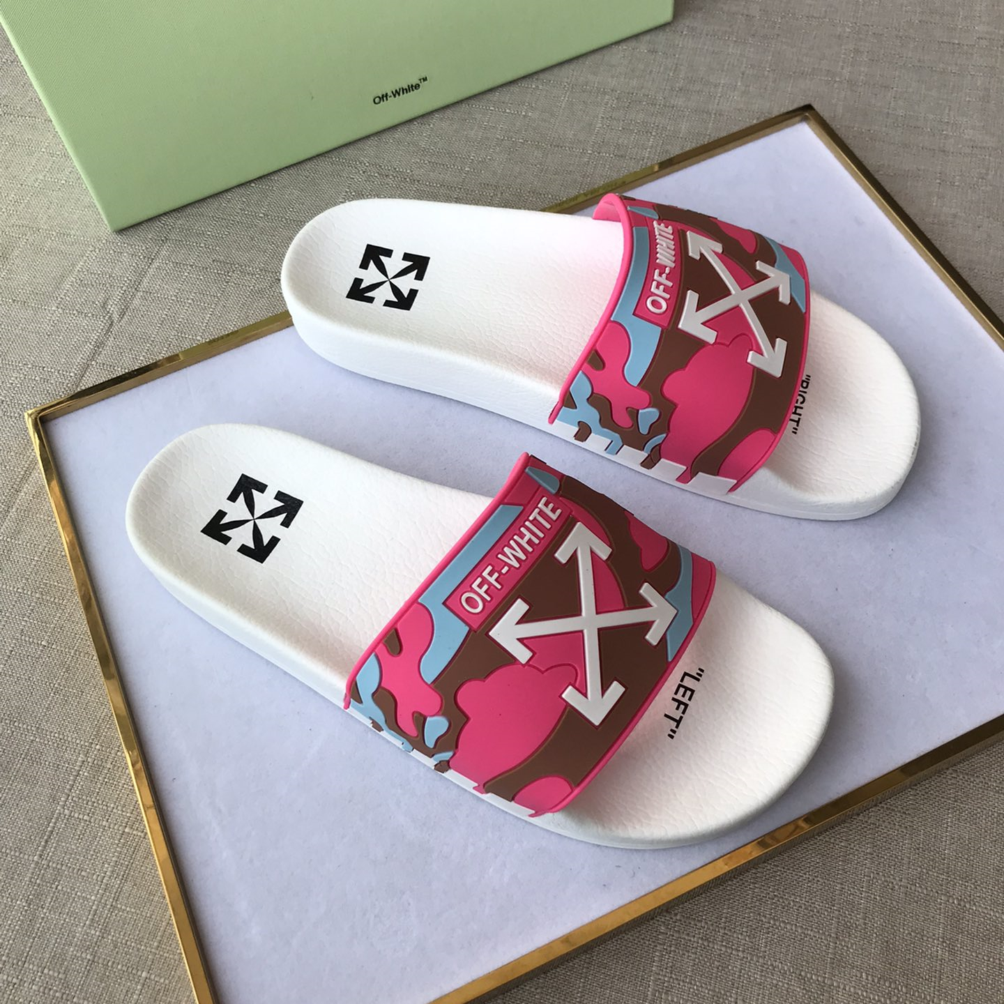 OFF White Mens Women Sandals Gr. 36-46