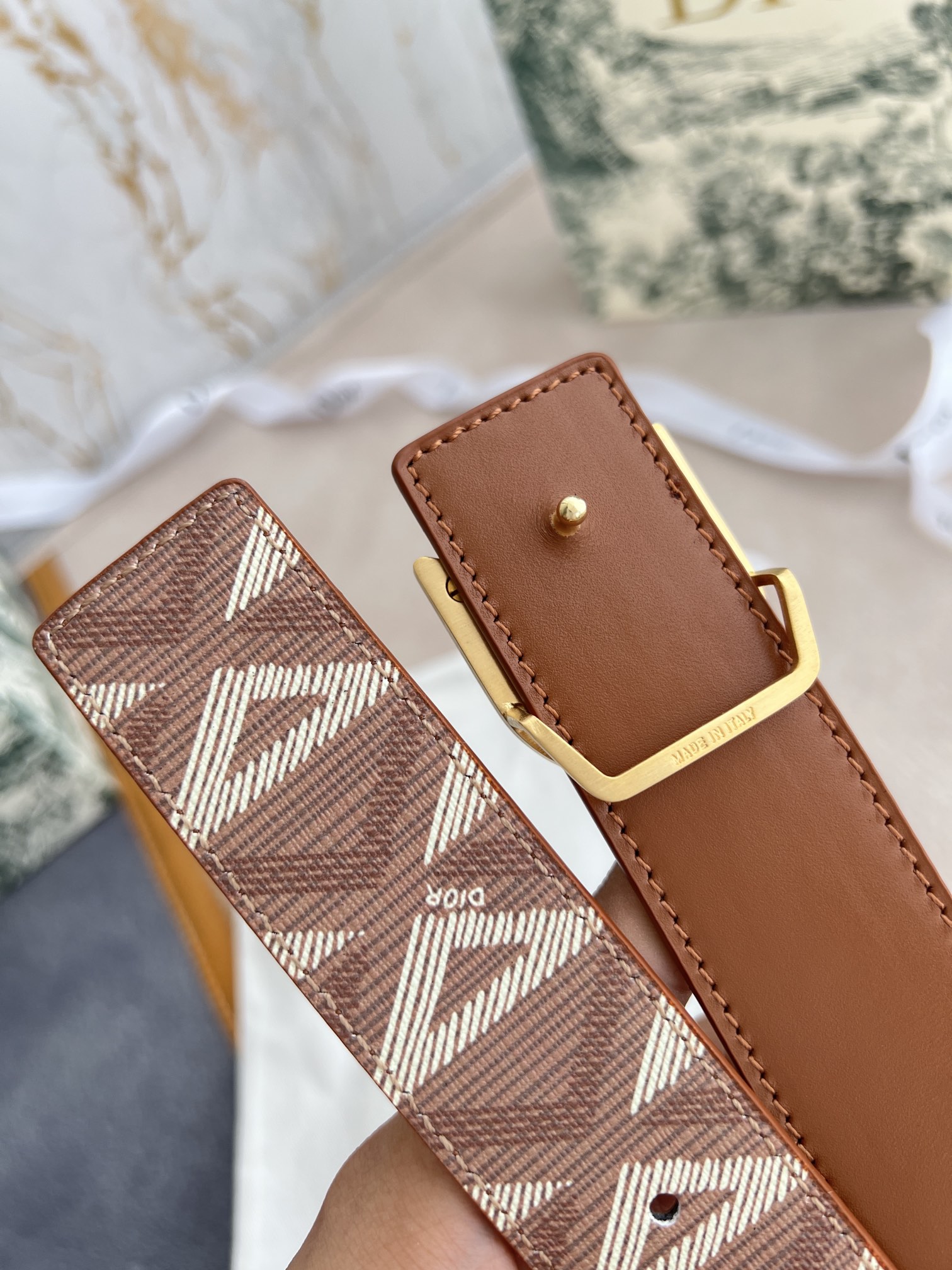 Dior Men Belt Width 3.5cm