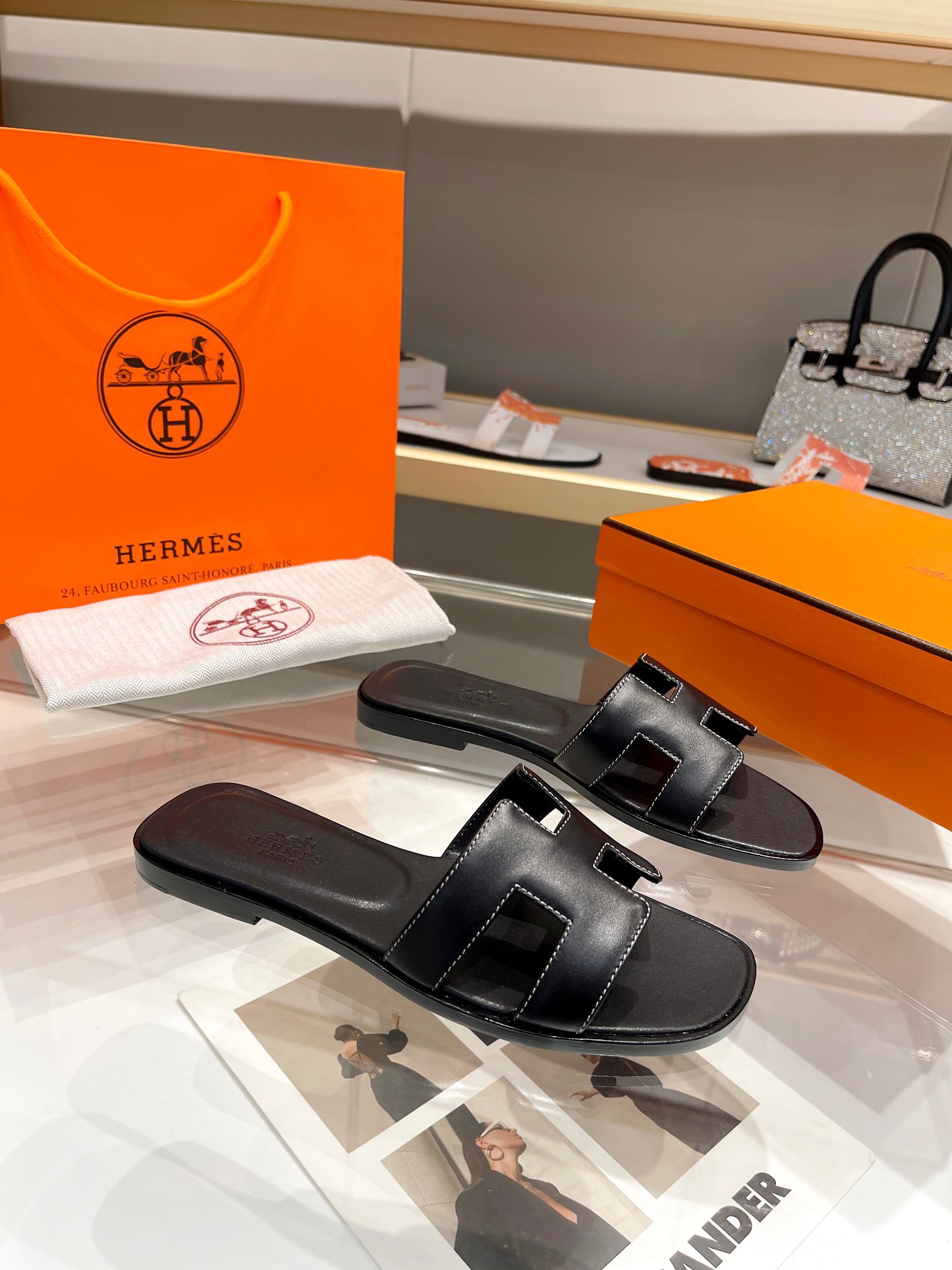 Hermes Oran Slippers Size 35-41