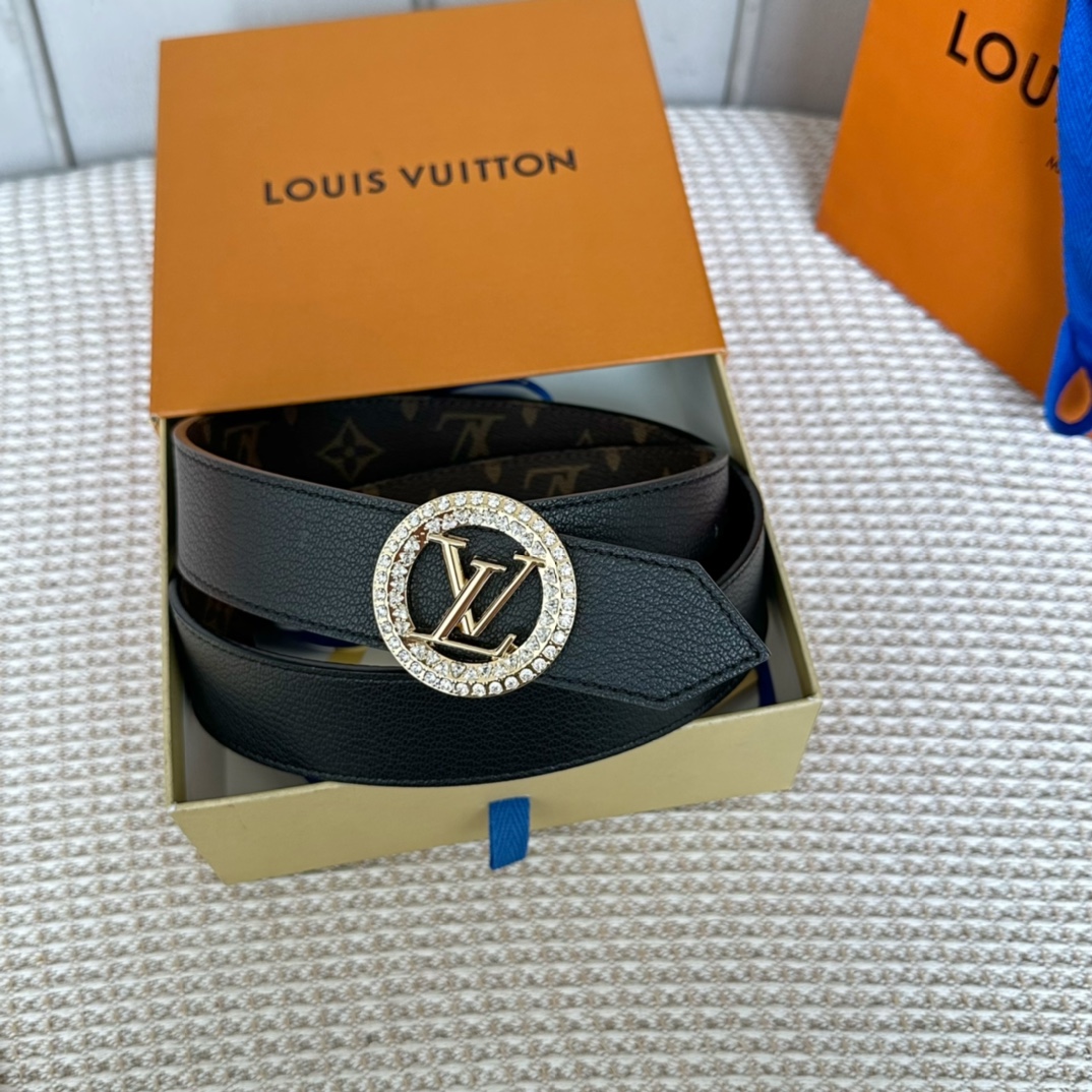 Louis Vuitton Women Belt Width 3.5cm