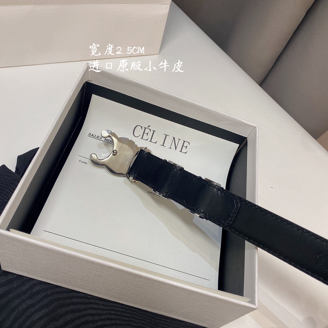 Celine Women Belt Width 2.5cm