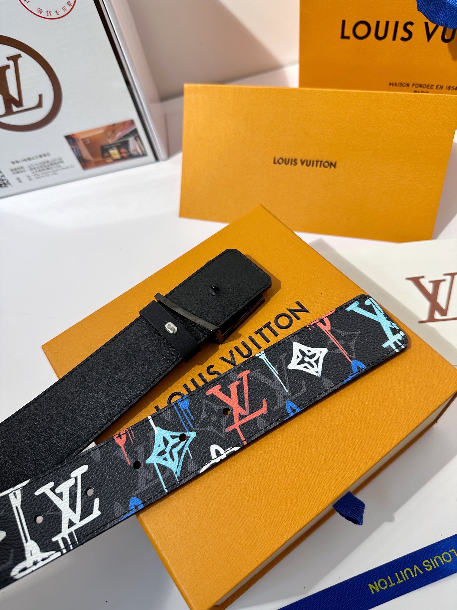 Louis Vuitton Men Belt Width 3.8cm