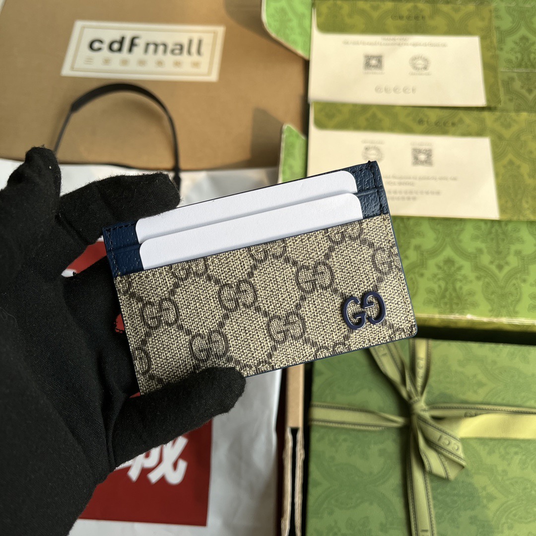Gucci Kartenetui Mit GG Detail Size 11*7cm