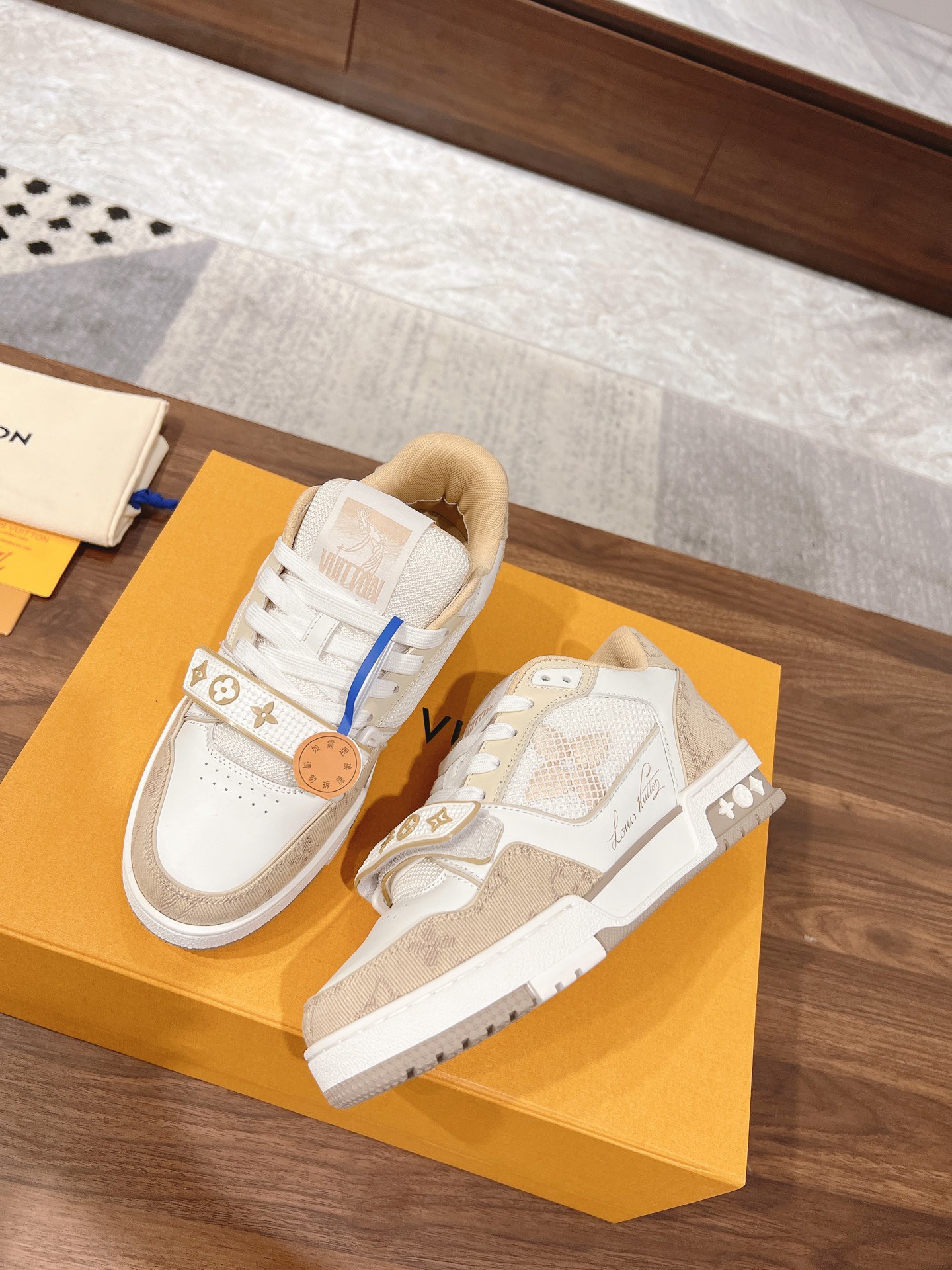 Louis Vuitton LV Trainer Velcro Strap Sneaker Size 36-46