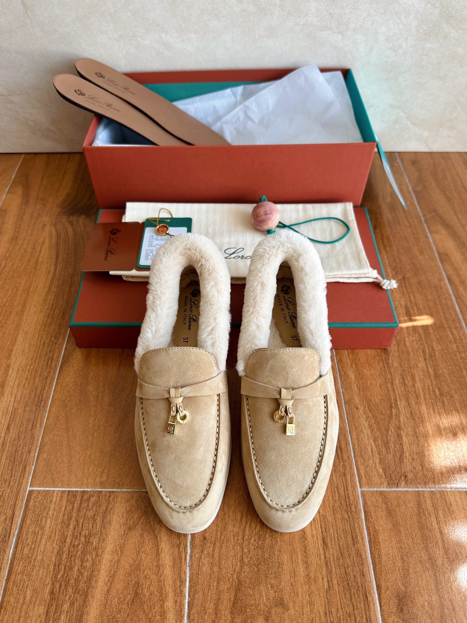 Loro Piana Unisex Loafers Size 36-46