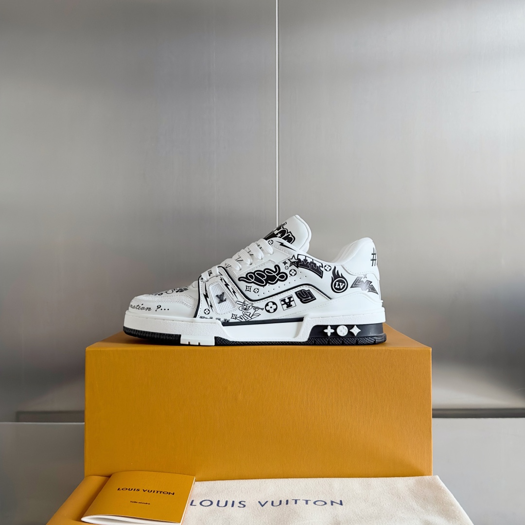 Louis Vuitton 2024New LV Trainer Sneaker Size 40-46