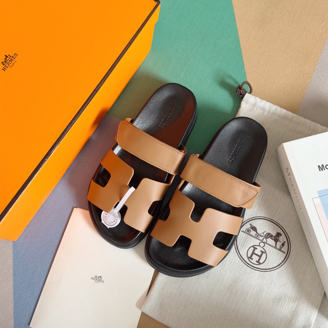 Hermes chypre Slippers Size 36-45