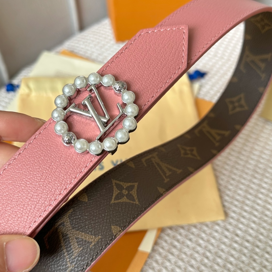 Louis Vuitton Women Belt Width 3.5cm