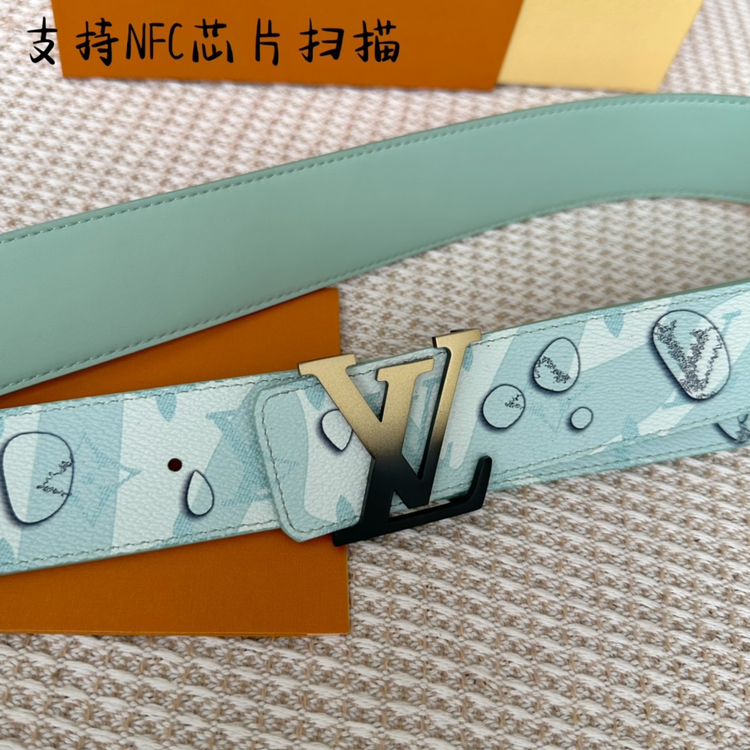 Louis Vuitton Men Belt Width 4cm
